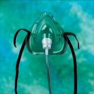 Teleflex LLC Oxygen Mask Hudson RCI® Elongated Style Pediatric Adjustable Head Strap / Nose Clip