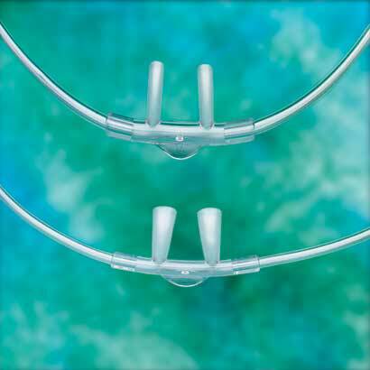 Teleflex LLC Nasal Cannula Continuous Flow Hudson RCI® Adult Curved Prong / NonFlared Tip