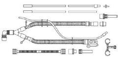 Teleflex LLC Ventilator Circuit Corrugated Tube 60 Inch Tube Dual Limb Pediatric
