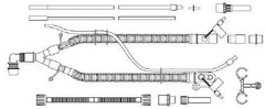 Teleflex LLC Ventilator Circuit Corrugated Tube 60 Inch Tube Dual Limb Pediatric