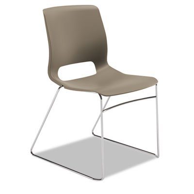 HON® Motivate High-Density Stacking Chair, Shadow Seat/Shadow Back, Chrome Base, 4/Carton