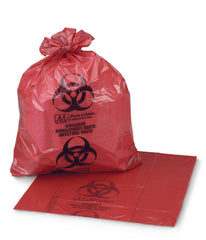 Infectious Waste Bag McKesson 40 - 45 gal. Red Bag 17 X 23 X 46 Inch - M-171426-2868 - Case of 150