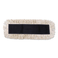 Boardwalk® Disposable Cut End Dust Mop Head, Cotton/Synthetic, 24w x 5d, White