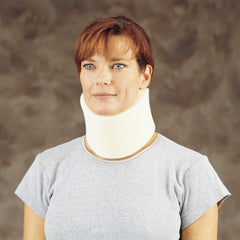 DeRoyal Cervical Collar Cerv-O Firm Density Adult Medium One-Piece 3-1/2 Inch Height 21-1/2 Inch Length