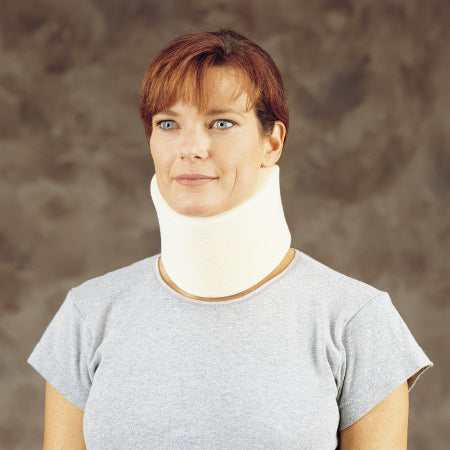 DeRoyal Cervical Collar Cerv-O Firm Density Adult Large One-Piece 4-1/2 Inch Height 21-1/2 Inch Length