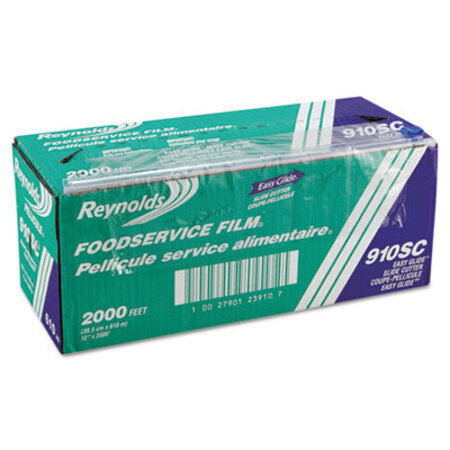 Reynolds Wrap® PVC Food Wrap Film Roll in Easy Glide Cutter Box, 12" x 2000 ft, Clear