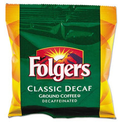 Folgers® Ground Coffee, Fraction Pack, Classic Roast Decaf, 1.5oz, 42/Carton