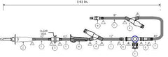 ICU Medical Primary Administration Set 15 Drops / mL Drip Rate 141 Inch Tubing - M-511993-4767 - Case of 50