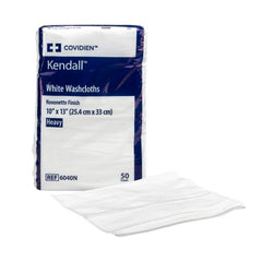 Cardinal Washcloth Excilon™ 10 X 13 Inch White Disposable