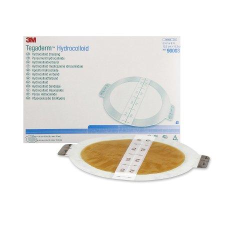 3M Hydrocolloid Dressing 3M™ Tegaderm™ 5-1/8 X 6 Inch Oval Sterile