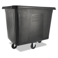 Rubbermaid® Commercial Cube Truck, 500 lb Capacity, Black