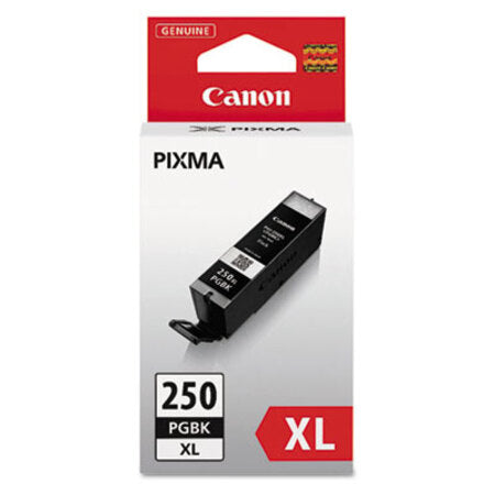Canon® 6432B001 (PGI-250XL) ChromaLife100+ High-Yield Ink, 500 Page-Yield, Black