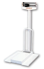 Detecto Scale Wheelchair Scale Detecto® Balance Beam Display 350 lbs. Capacity White Analog