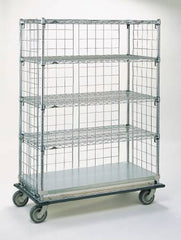 Intermetro Industries Linen Cart 4 Shelves Steel 6 Inch Locking Casters - M-482349-1491 - Each