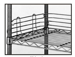 Intermetro Industries Shelf Ledge Metro® Erecta Shelf® 4 X 60 Inch, Stainless Steel - M-477918-4353 - Each