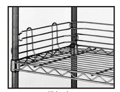 Intermetro Industries Shelf Ledge Metro® Erecta Shelf® 4 X 14 Inch, Stainless Steel - M-477917-4620 - Each