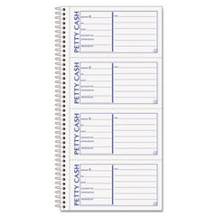 TOPS™ Petty Cash Receipt Book, 5 1/2 x 11, Two-Part Carbonless, 200 Sets/Book