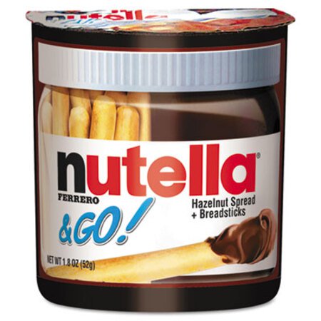 Nutella® Hazelnut Spread and Breadsticks, 1.8 oz, 12/Box