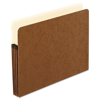 Pendaflex® Smart Shield File Pocket, 3.5" Expansion, Letter Size, Red Fiber, 10/Box