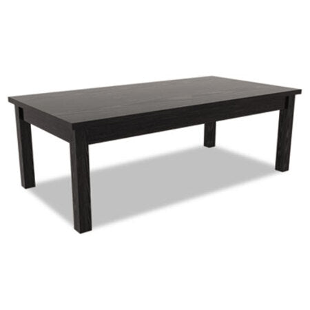 Alera® Alera Valencia Series Occasional Table, Rectangle, 47 1/4w x 19 1/8d x 16 3/8h, Black