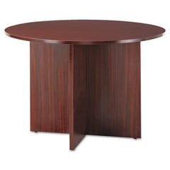 Alera® Alera Valencia Round Conference Table w/Legs, 29 1/2h x 42 dia., Mahogany