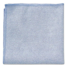 Rubbermaid® Commercial Microfiber Cleaning Cloths, 12 x 12, Blue, 24/Pack