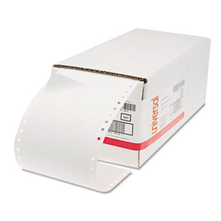 Universal® Dot Matrix Printer Labels, Dot Matrix Printers, 1.44 x 4, White, 5,000/Box