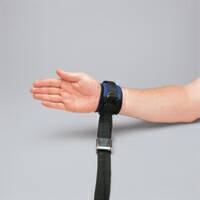 Posey Ankle Restraint Twice-as-Tough™ Cuffs One Size Fits Most Hook and Loop Closure 1-Strap