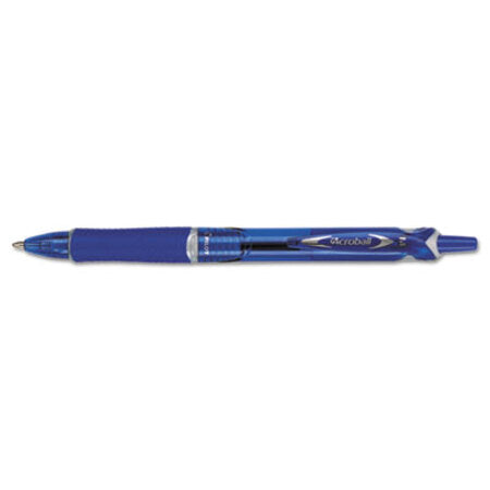 Pilot® Acroball Colors Advanced Ink Retractable Ballpoint Pen, 1mm, Blue Ink/Barrel