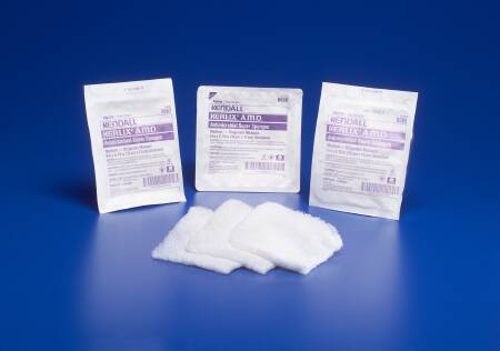 Cardinal Antimicrobial Gauze Sponge Kerlix™ AMD Gauze / PHMB 12-Ply 6 X 6-3/4 Inch Rectangle Sterile