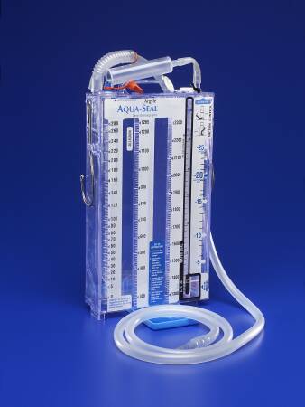 Cardinal Chest Drain System Argyle™ Aqua-Seal™ 2300 mL