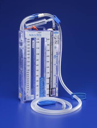 Cardinal Chest Drain System Argyle™ Aqua-Seal™ 2300 mL