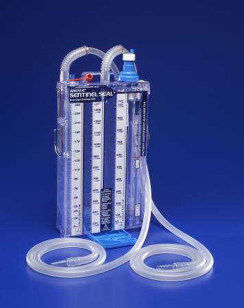 Cardinal Chest Drain System Argyle™ Sentinel Seal™ 2500 mL