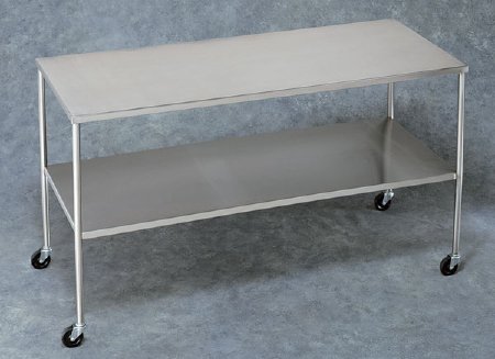 Blickman Instrument Table Howard 30 X 16 X 34 Inch 304 Stainless Steel / 18 Gauge 16 Inch Shelf Spacing 300 lbs. Weight Capacity 1 Shelf