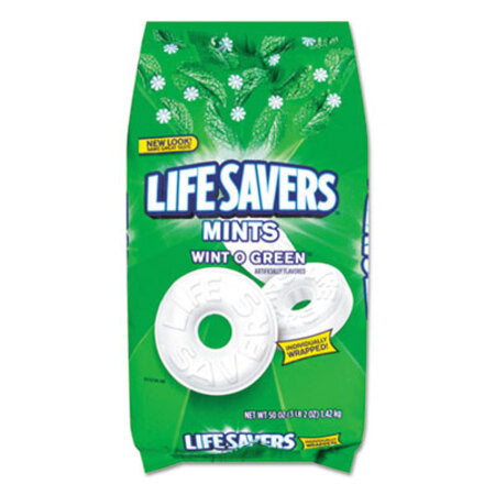 LifeSavers® Hard Candy Mints, Wint-O-Green, 50 oz Bag