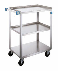 Lakeside Manufacturing Utility Cart Stainless Steel 18.375 X 30.75 X 33 Inch Silver 18 X 27 Inch Shelves - M-39313-4593 - Each