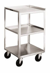 Lakeside Manufacturing Utility Cart Stainless Steel 16.75 X 18.75 X 30.125 Inch Silver 21 X 49 Inch Shelves - M-169491-1891 - Each