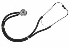 Mabis Healthcare Sprague Stethoscope Mabis® Legacy® Black 2-Tube 22 Inch Tube Double-Sided Chestpiece