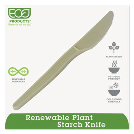 Eco-Products® Plant Starch Knife - 7", 50/Pack