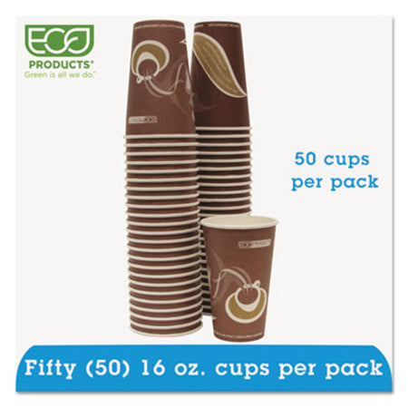 Eco-Products® Evolution World 24% Recycled Content Hot Cups Convenience Pack - 16oz., 50/PK