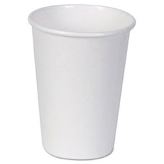 Dixie® Paper Cups, Hot, 12 oz., White, 50/Bag