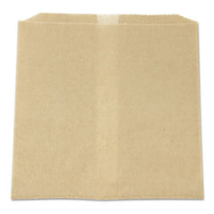 Hospeco® Waxed Napkin Receptacle Liners, 8.5" x 8", Brown, 500/Carton