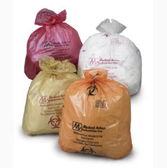 Medegen Medical Products LLC Biohazard Waste Bag Medegen Medical Products 12 - 14 gal. Clear Bag Polypropylene 25 X 30 Inch - M-187813-4863 - Case of 200