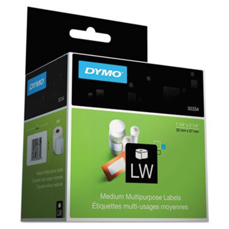 Dymo® LabelWriter Address Labels, 1.25'' x 2.25'', White, 1000 Labels/Roll
