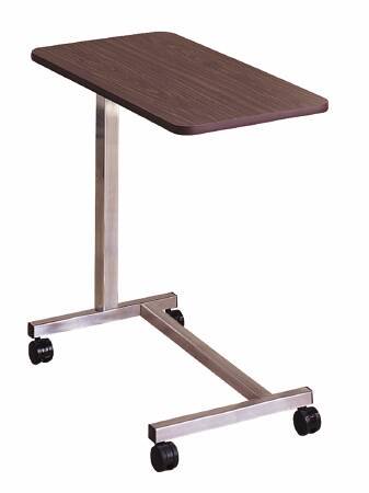 Overbed Table McKesson Non-Tilt Spring Assisted Lift 28-1/4 to 43-1/4 Inch Height Range