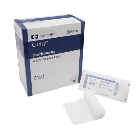 Cardinal Conforming Bandage Curity™ Cotton / Polyester 1-Ply 4 X 75 Inch Roll Shape Sterile