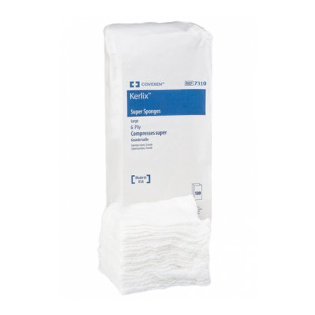 Cardinal USP Type VII Fluff Dressing Kerlix™ Fluff Dried Woven Gauze 6-Ply 6 X 6-3/4 Inch Rectangle Sterile