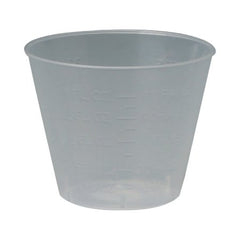 Medegen Medical Products LLC Graduated Medicine Cup Medegen 1 oz. Clear Plastic Disposable