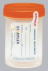Medegen Medical Products LLC Specimen Container for Pneumatic Tube Systems Starplex® Polypropylene 90 mL (3 oz.) Screw Cap Sterile Inside Only