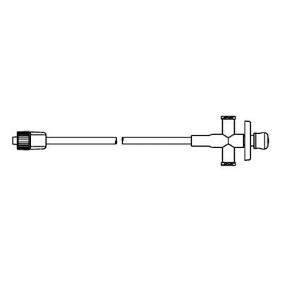 Smiths Medical Extension Set 20 Inch Tubing 2.3 mL Priming Volume DEHP - M-204980-3061 - Case of 50